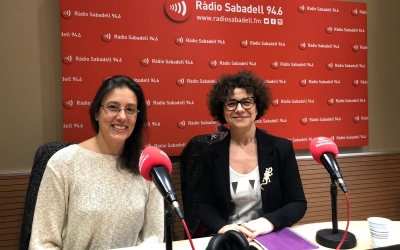 Goberg (esquerra) i Montaña a Ràdio Sabadell/ Maria Tarazaga
